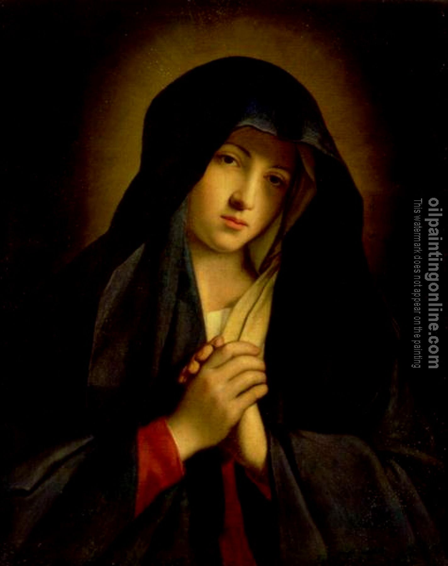 Giovanni Battista Salvi da Sassoferrato - The Madonna in Sorrow
